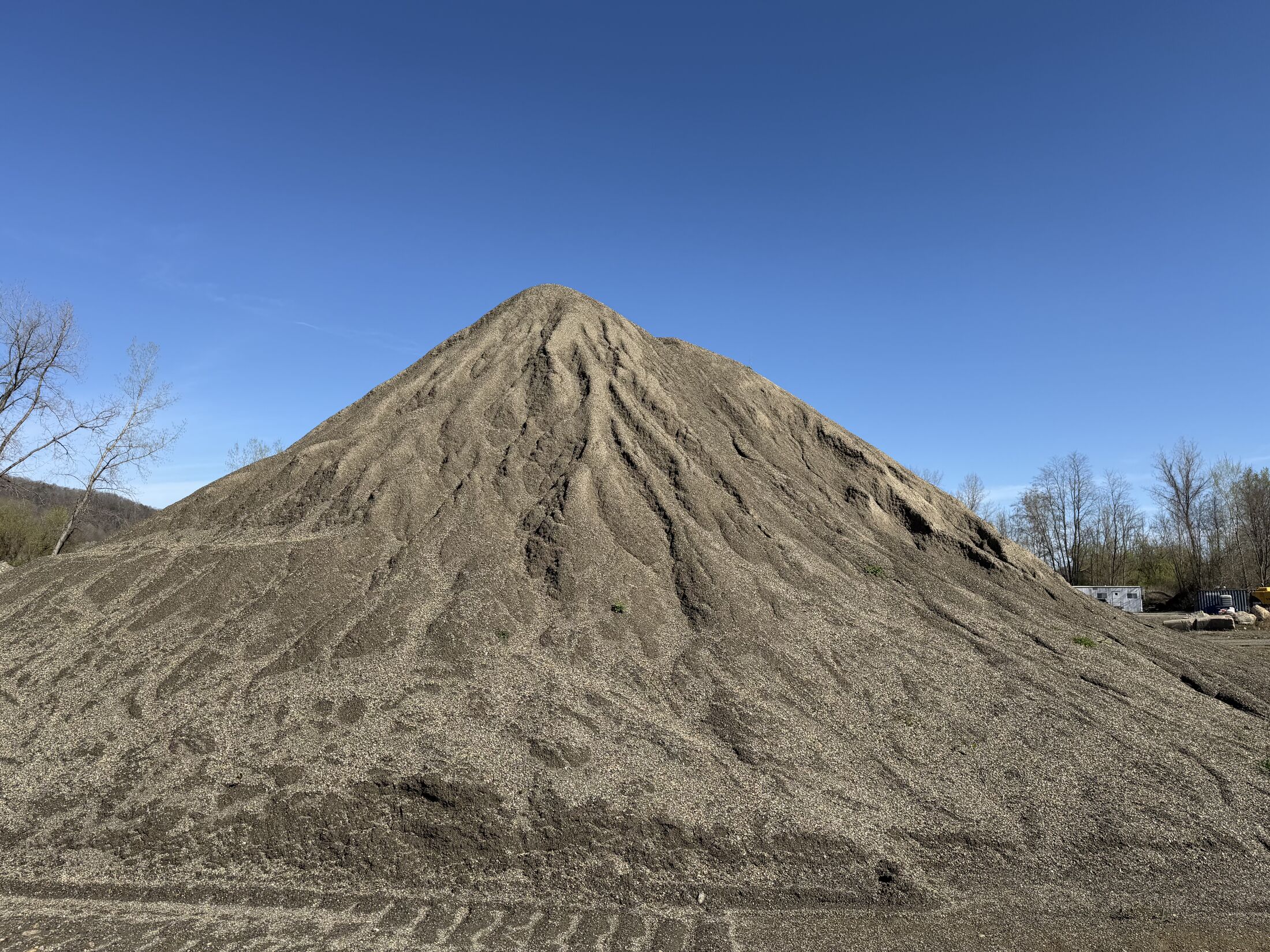 Large Bank Run stockpile at Morning Sun Supply